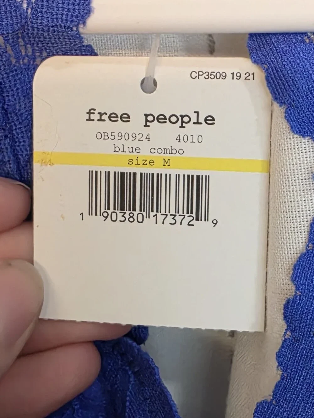 Free People Intimately Galloon Lace Racerback Bralette- M